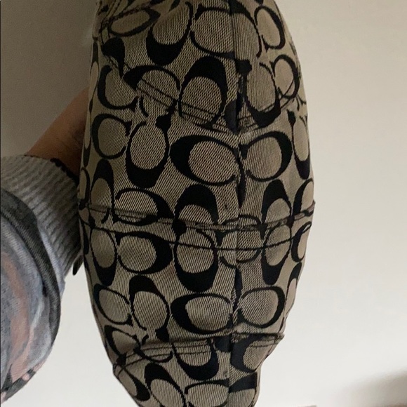 Coach black signature hobo handbag - Picture 5 of 5
